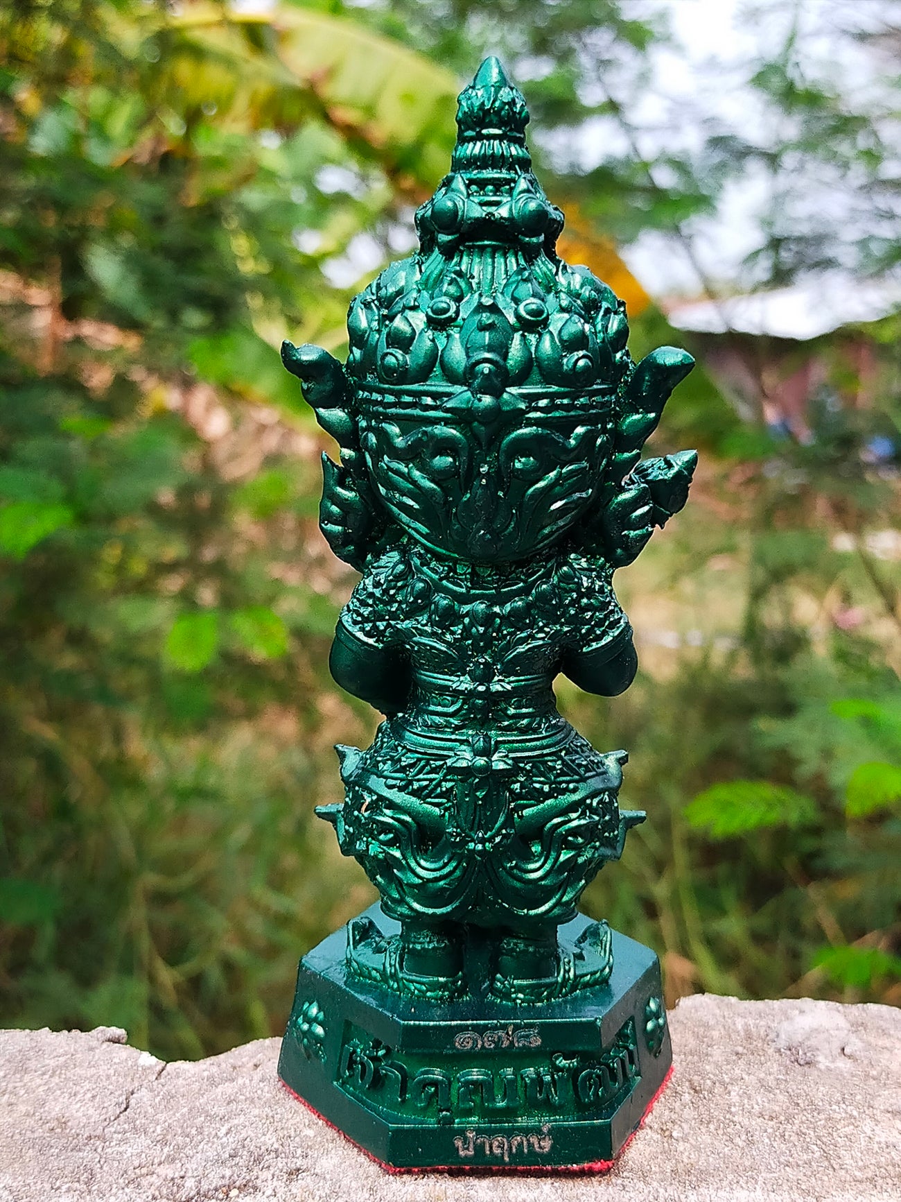 Kuwen Noi Amulet Statue 6-Inch for Wealth, Prosperity, Abundance, and Success