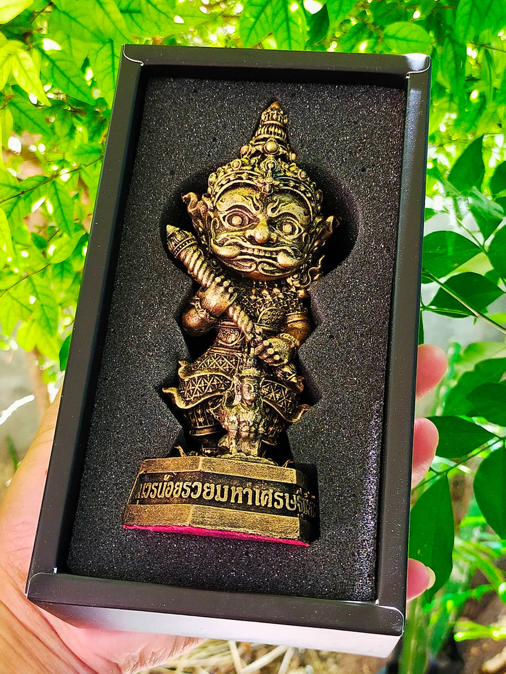 Kuwen Noi Amulet Statue 6-Inch for Wealth, Prosperity, Abundance, and Success