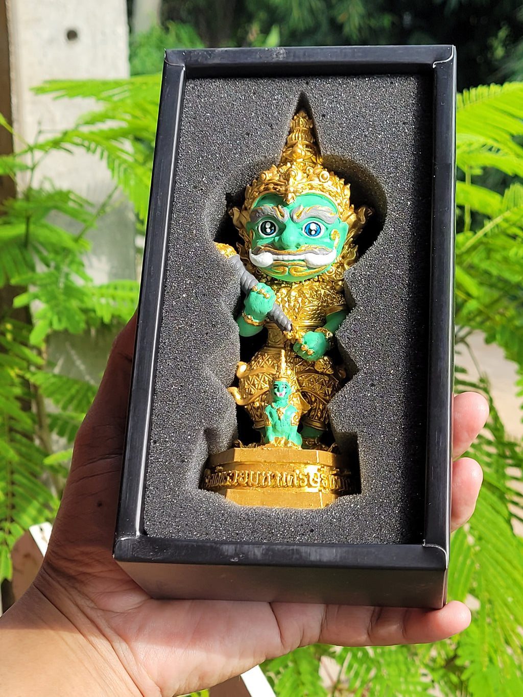Kuwen Noi Amulet Statue 6-Inch for Wealth, Prosperity, Abundance, and Success