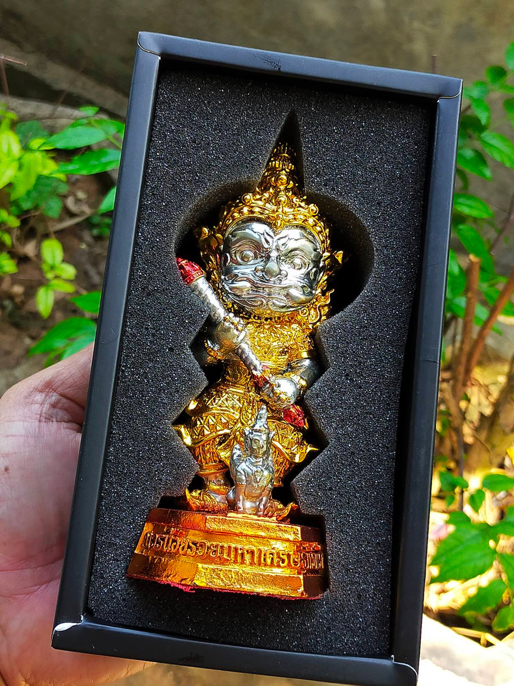 Kuwen Noi Amulet Statue 6-Inch for Wealth, Prosperity, Abundance, and Success