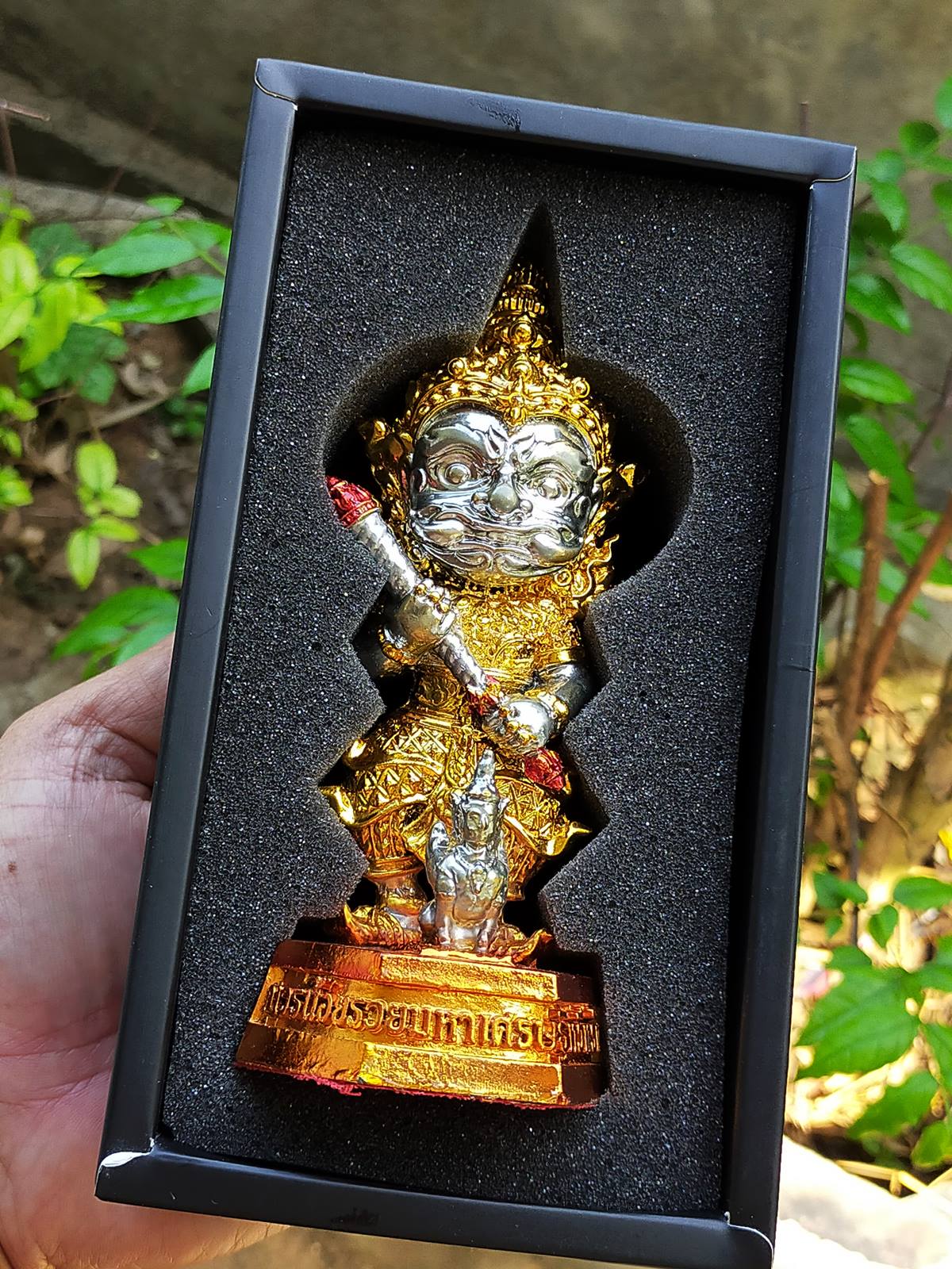 Kuwen Noi Amulet Statue 6-Inch for Wealth, Prosperity, Abundance, and Success