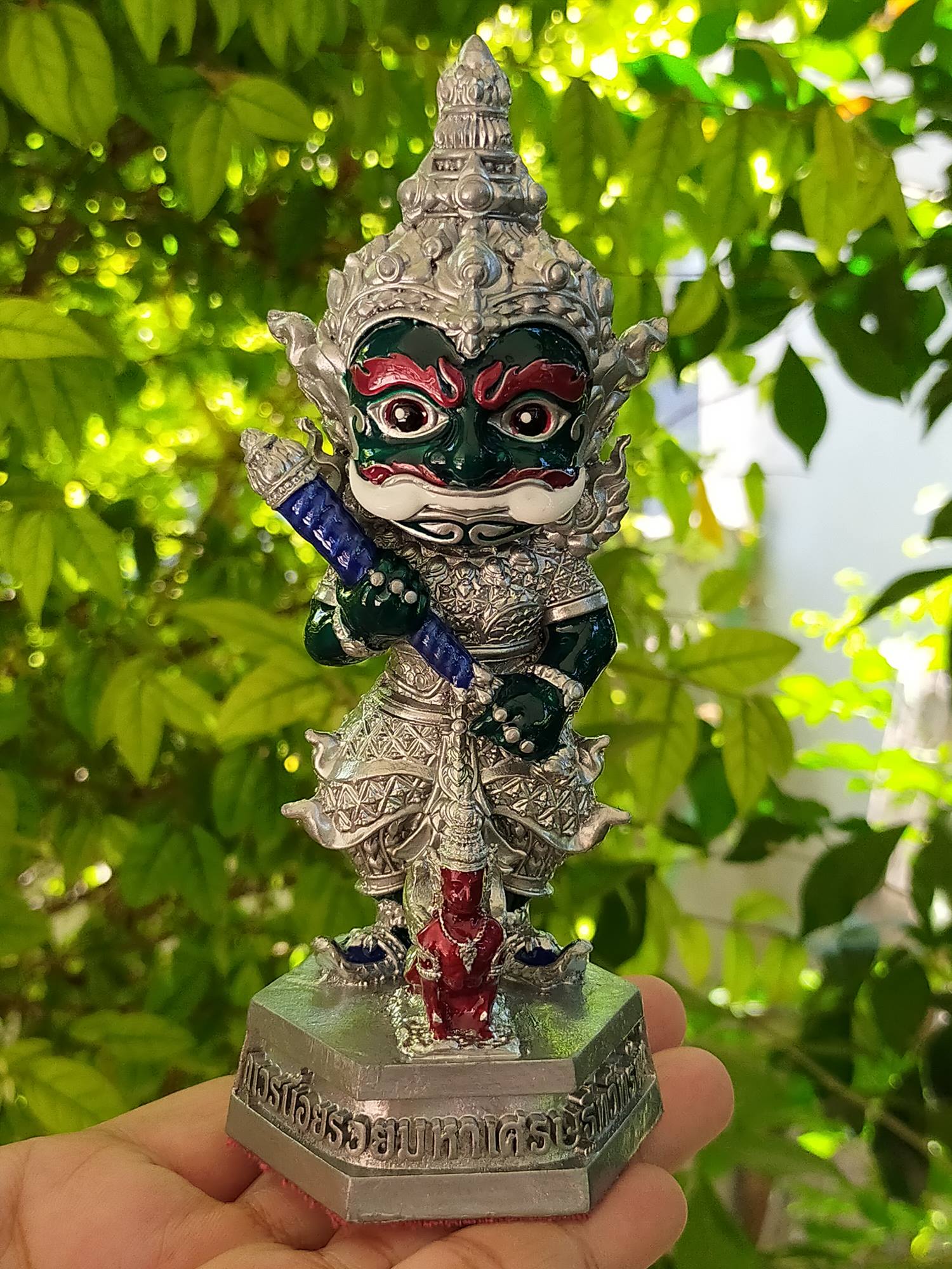 Kuwen Noi Amulet Statue 6-Inch for Wealth, Prosperity, Abundance, and Success