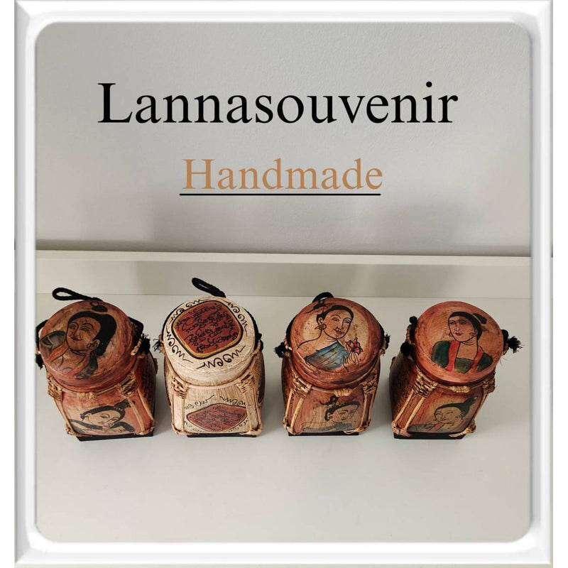 Lanna Bamboo Blessing Box - Authentic Thai Souvenir Gift
