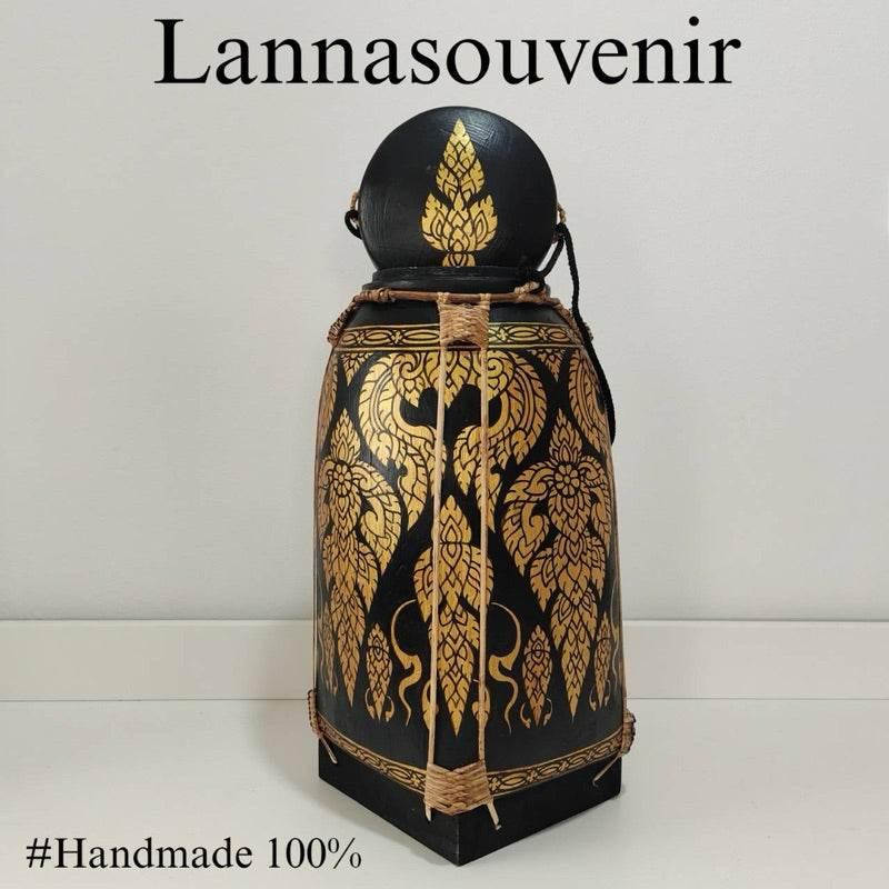 Lanna Bamboo Rice Box - Authentic Handcrafted Thai Decor for Your Home