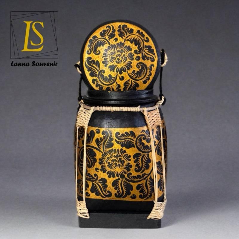 Lanna Floral Storage Jar for Elegant and Functional Kitchen Decor D28