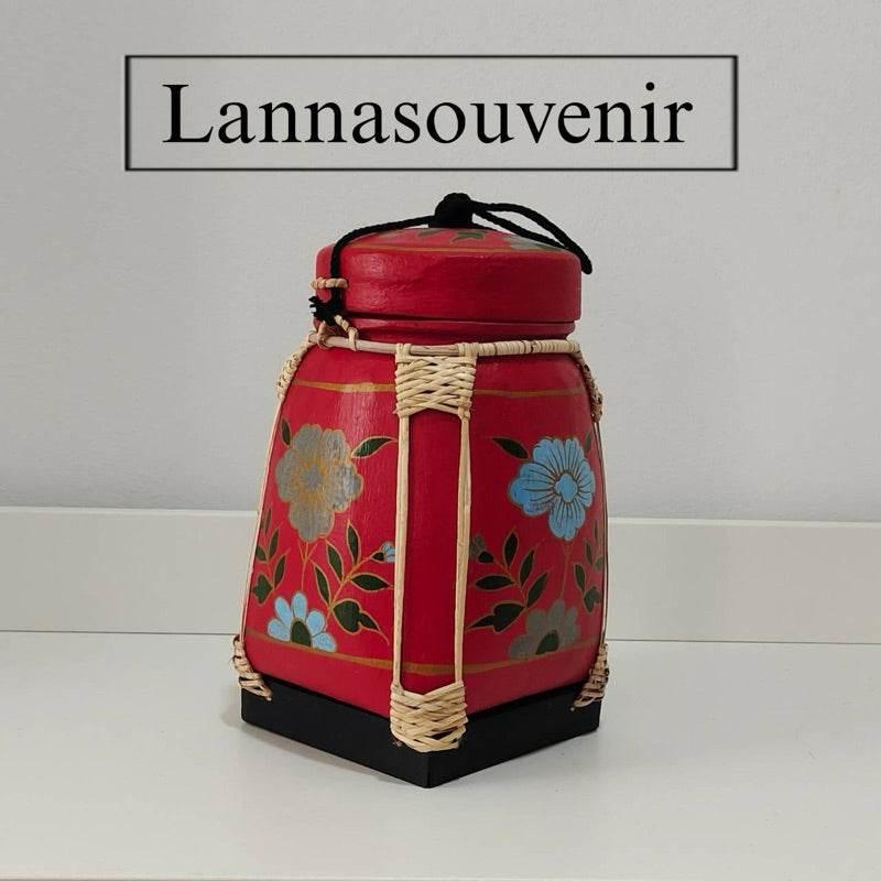 Lanna Floral Storage Jar for Elegant and Functional Kitchen Decor D8