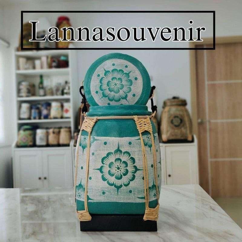 Lanna Floral Storage Jar for Elegant and Functional Kitchen Decor D16