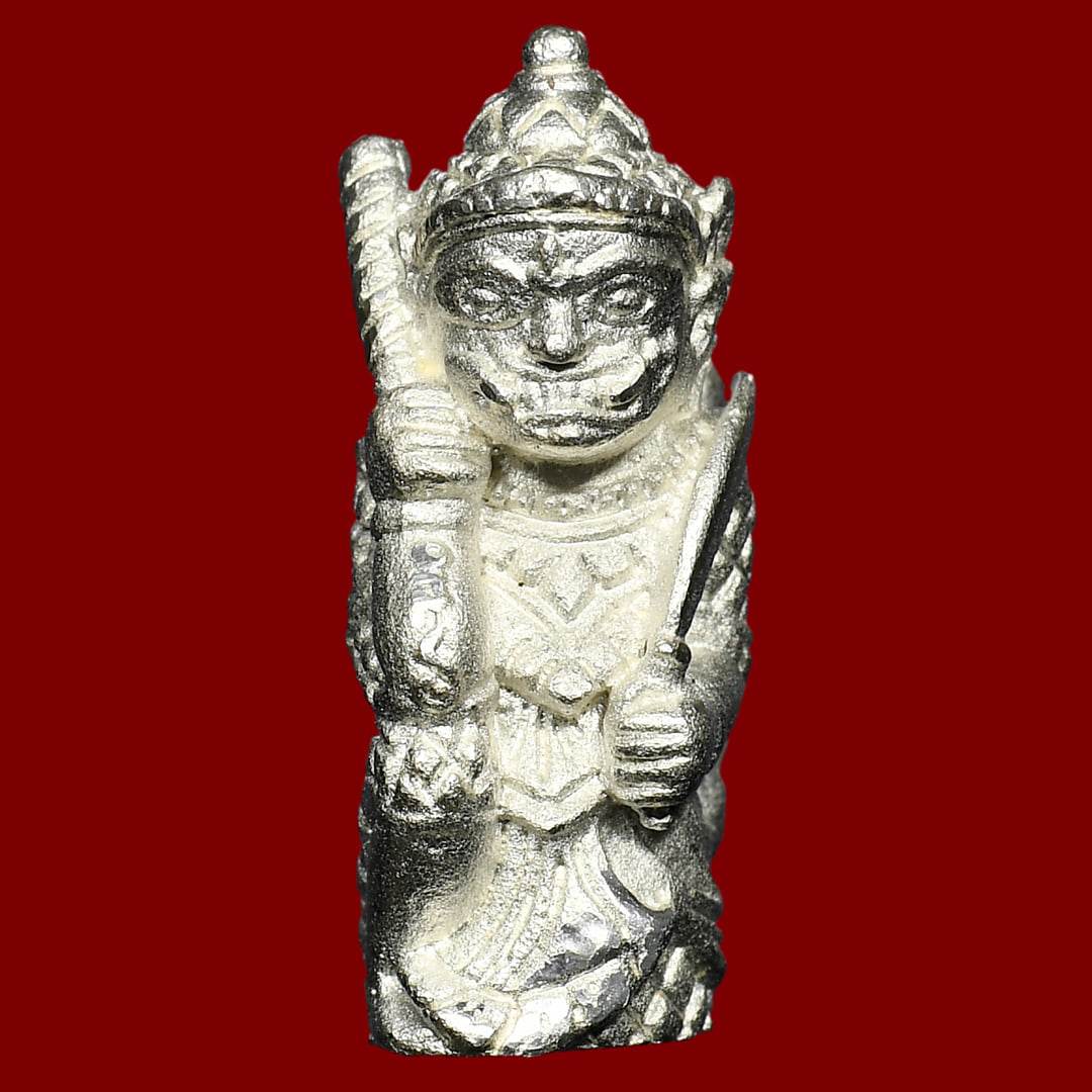 Lanna guardian wealth protection charm in silver color, ideal for enhancing prosperity and security