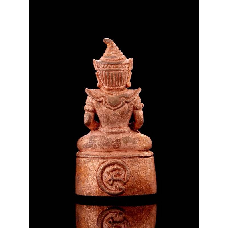 Lanna sorcery amulet for charm with intricate design, ideal for spiritual practices and good fortune.