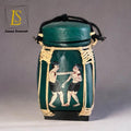 Handmade Thai Decorative Jar for Unique Traditional Home Decor Green 1