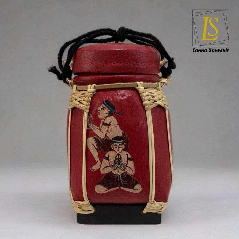 Handmade Thai Decorative Jar for Unique Traditional Home Decor