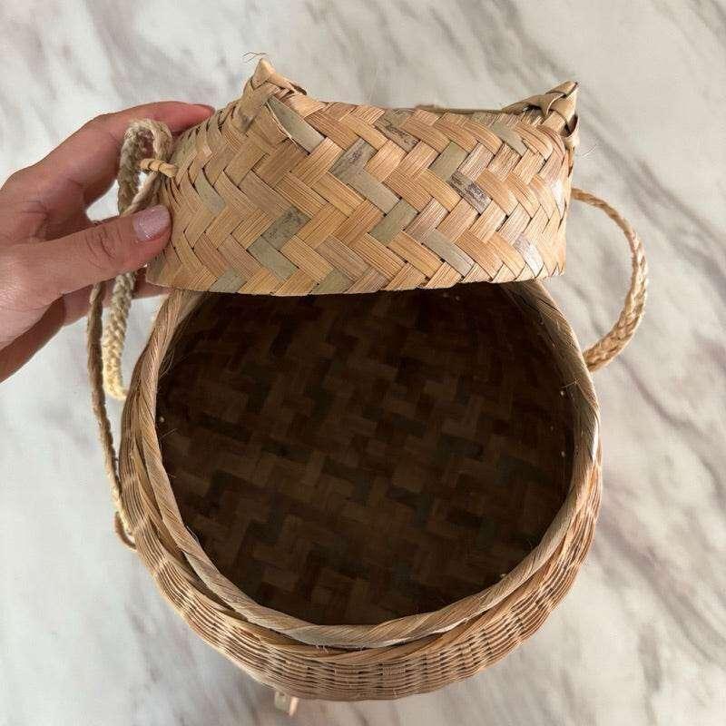 Bamboo Sticky Rice Box - Authentic Thai Craftsmanship