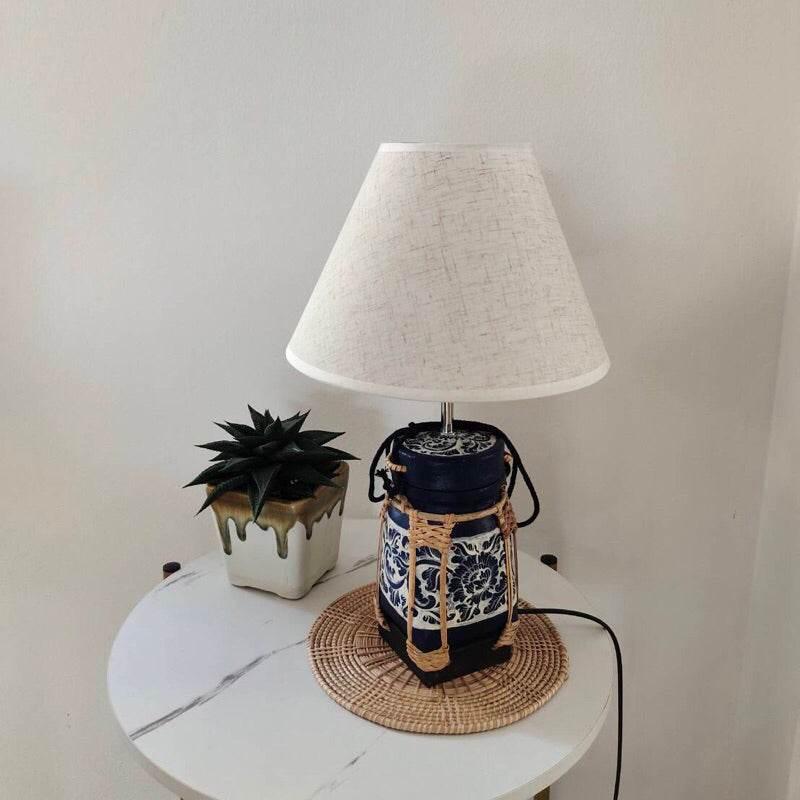 Handmade Bamboo Lamp for Elegant Bedroom Decor