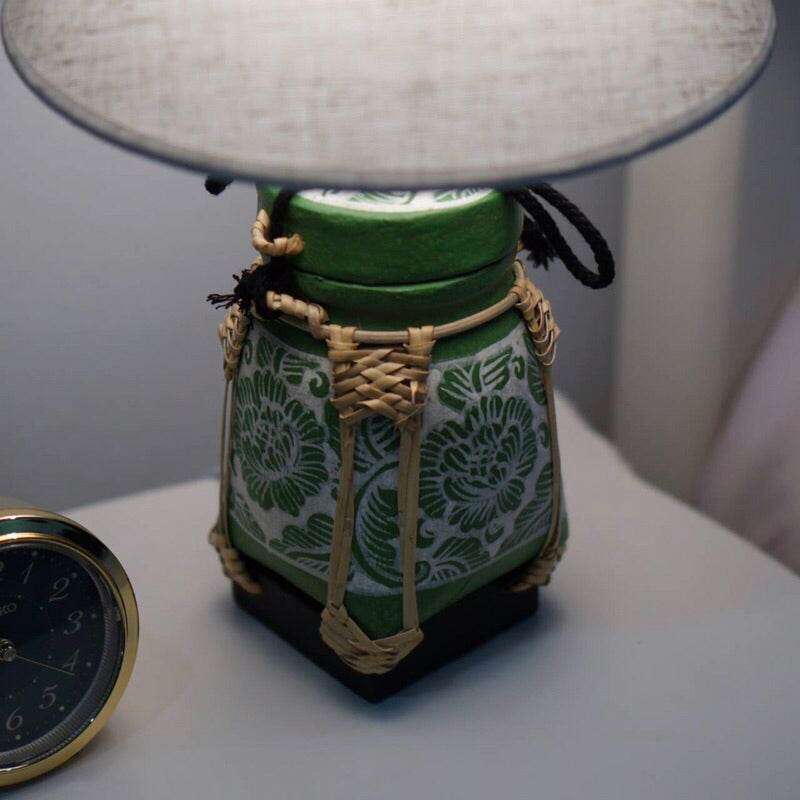 Handmade Bamboo Lamp for Elegant Bedroom Decor