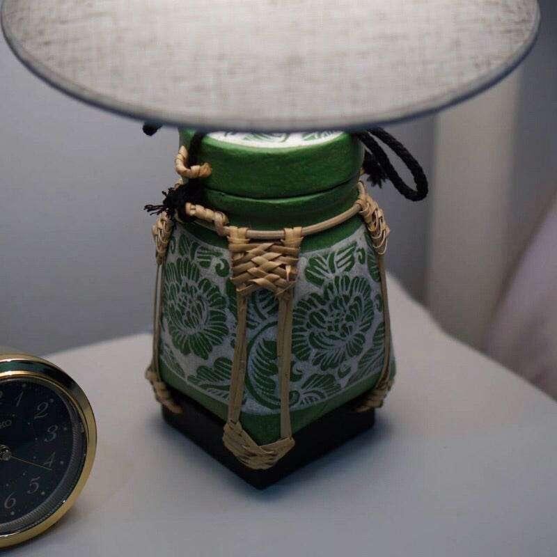 Handmade Bamboo Lamp for Elegant Bedroom Decor