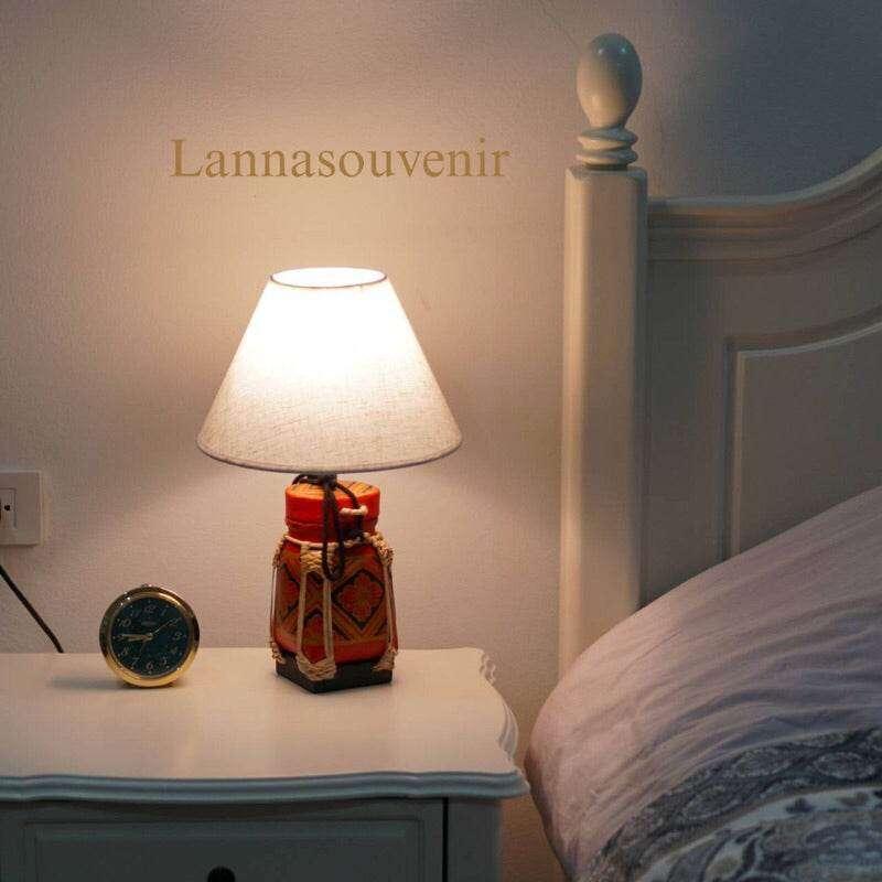 Handmade Bamboo Lamp for Elegant Bedroom Decor B