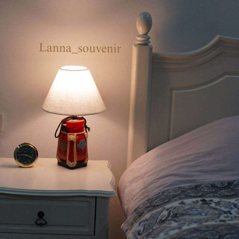 Handmade Bamboo Lamp for Elegant Bedroom Decor