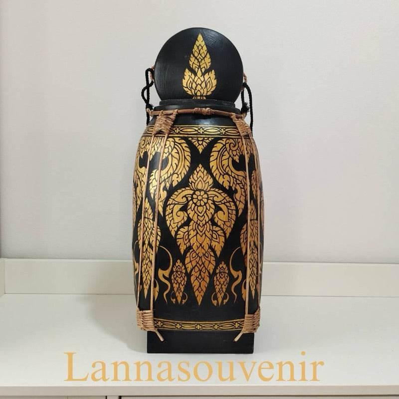 Lanna Bamboo Rice Box - Authentic Handcrafted Thai Decor for Your Home C5