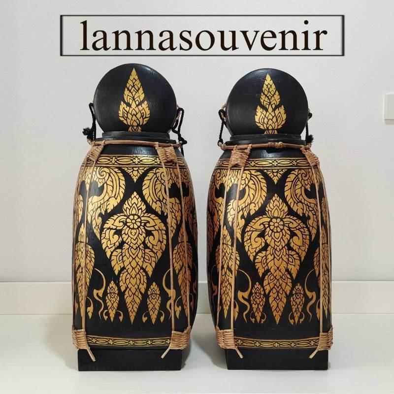 Lanna Bamboo Rice Box - Authentic Handcrafted Thai Decor for Your Home