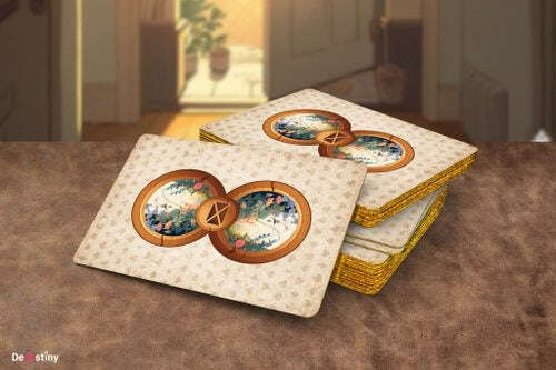 Le Claire Lenormand Deck – Unique 36-Card Divination Set with Whimsical Ghibli-style Artwork, Compact 10.4 x 7.3 cm