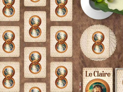 Le Claire Lenormand Deck – Unique 36-Card Divination Set with Whimsical Ghibli-style Artwork, Compact 10.4 x 7.3 cm