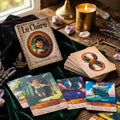 Le Claire Lenormand Oracle Deck (36 Pcs Storybook Art Edition with Keywords) - 10.4x7.4cm Easy-to-Read Divination Cards for Beginners, Intuitive Readings & Collectors Thai Blessing Co By RURUECHA