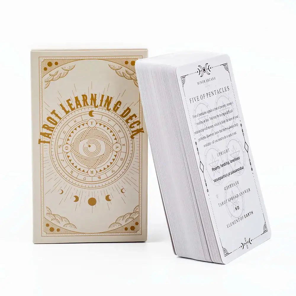 🔮 Learning Tarot Deck for Beginners – 81-Card Visions Divination Edition in English