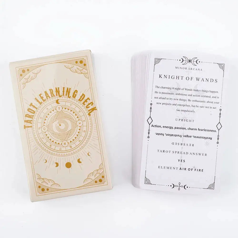 🔮 Learning Tarot Deck for Beginners – 81-Card Visions Divination Edition in English