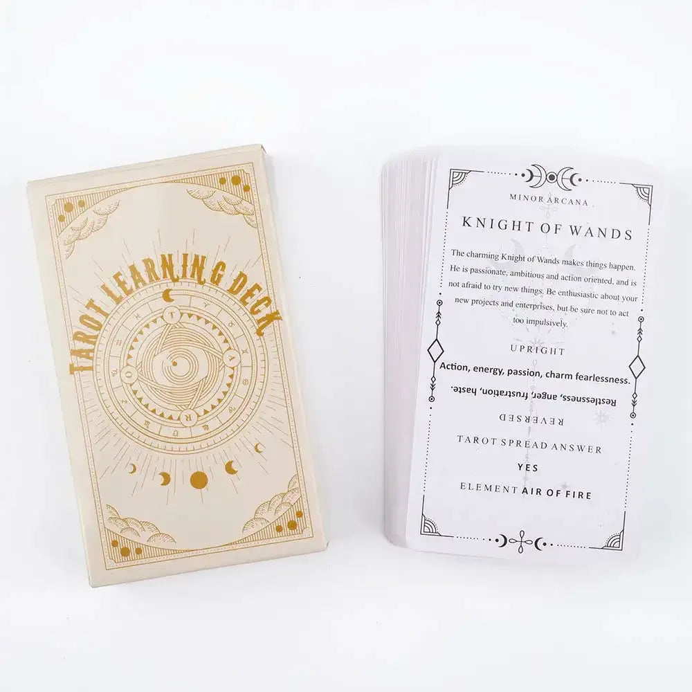 🔮 Learning Tarot Deck for Beginners – 81-Card Visions Divination Edition in English
