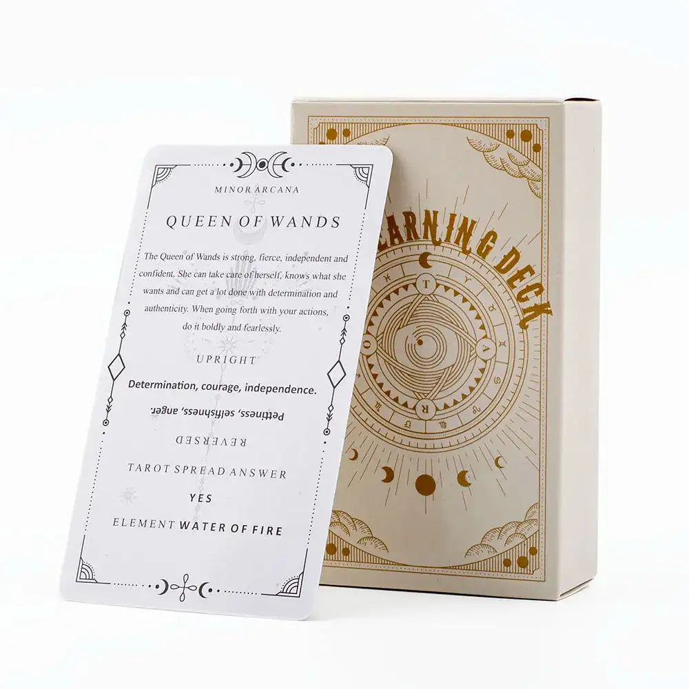 🔮 Learning Tarot Deck for Beginners – 81-Card Visions Divination Edition in English