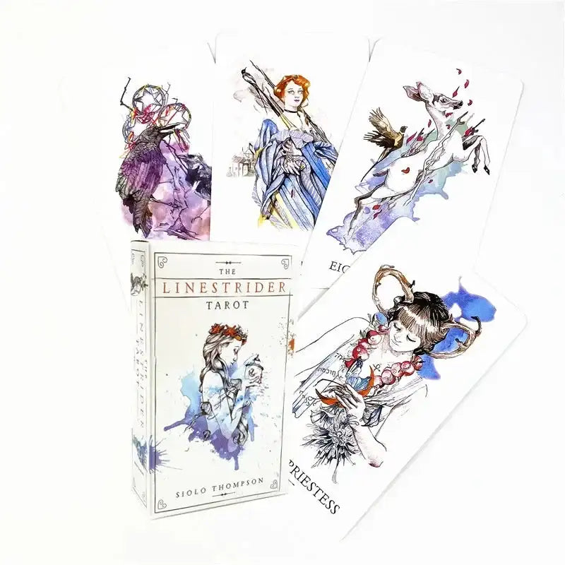 Linestrider Tarot – 78-Card English Oracle Deck for Divination, Family Party, and Board Games
