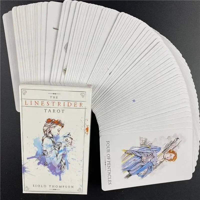 Linestrider Tarot – 78-Card English Oracle Deck for Divination, Family Party, and Board Games