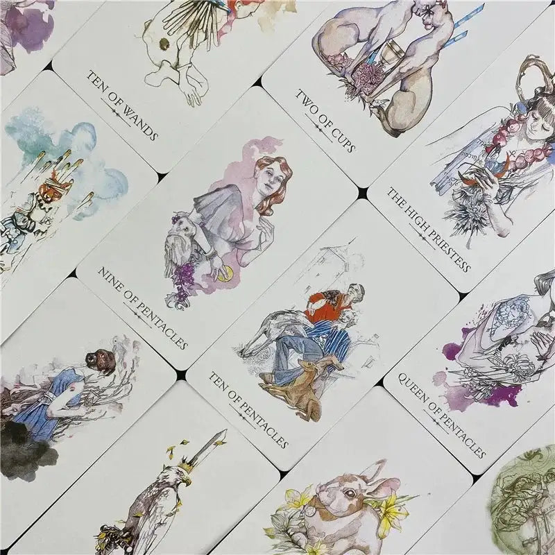 Linestrider Tarot – 78-Card English Oracle Deck for Divination, Family Party, and Board Games