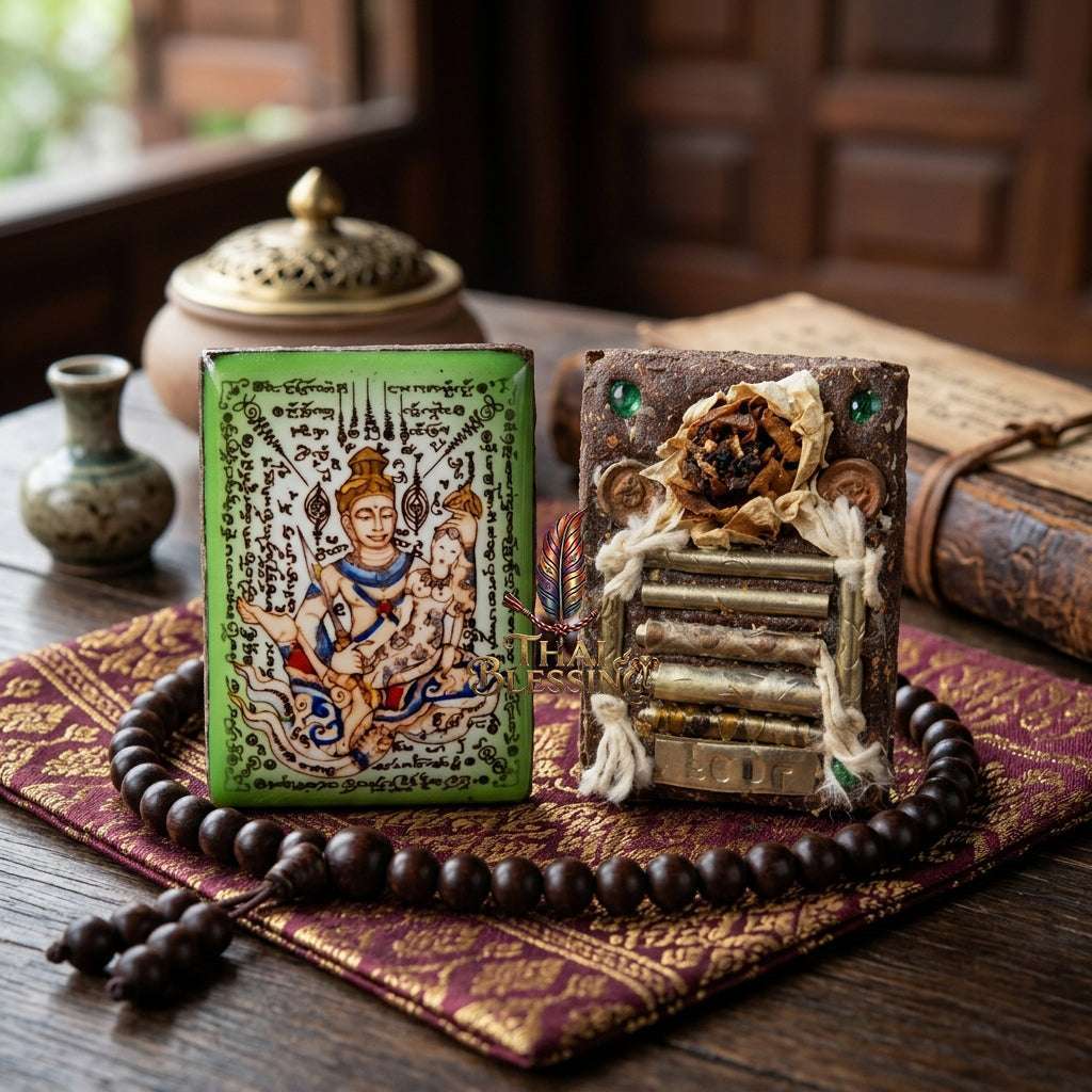 🔱 Locket Petch Payatorn Small Green Scene (The Tactical Fortune Multiplier): The Khmer Esoteric Mastery Matrix for Continuous Retail Success, Fast Cash Generation & Hypnotic Charismatic Influence! Amulet