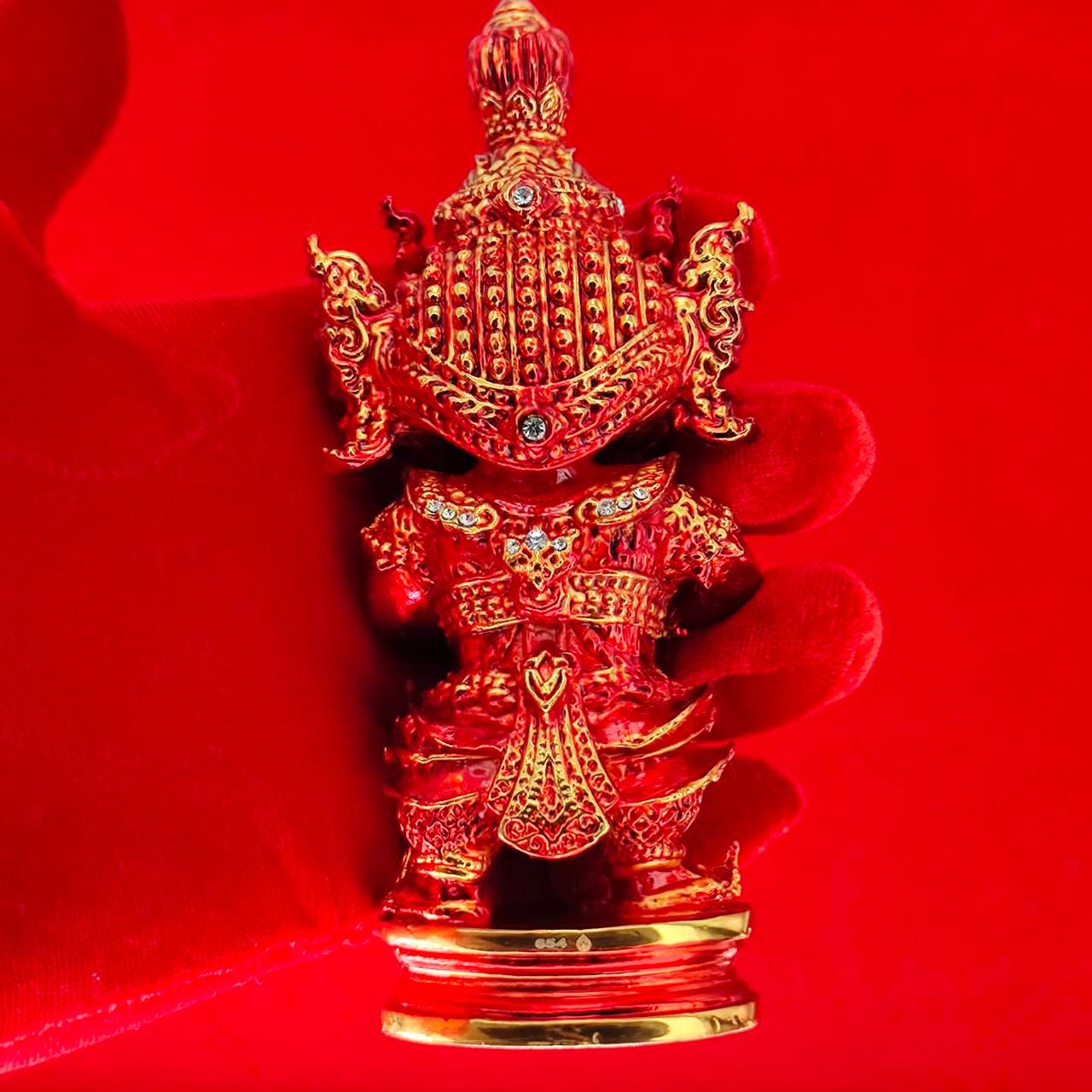 Lord Vesuvanna Figurine - Sacred Thai Wealth Statue for Prosperity and Good Fortune