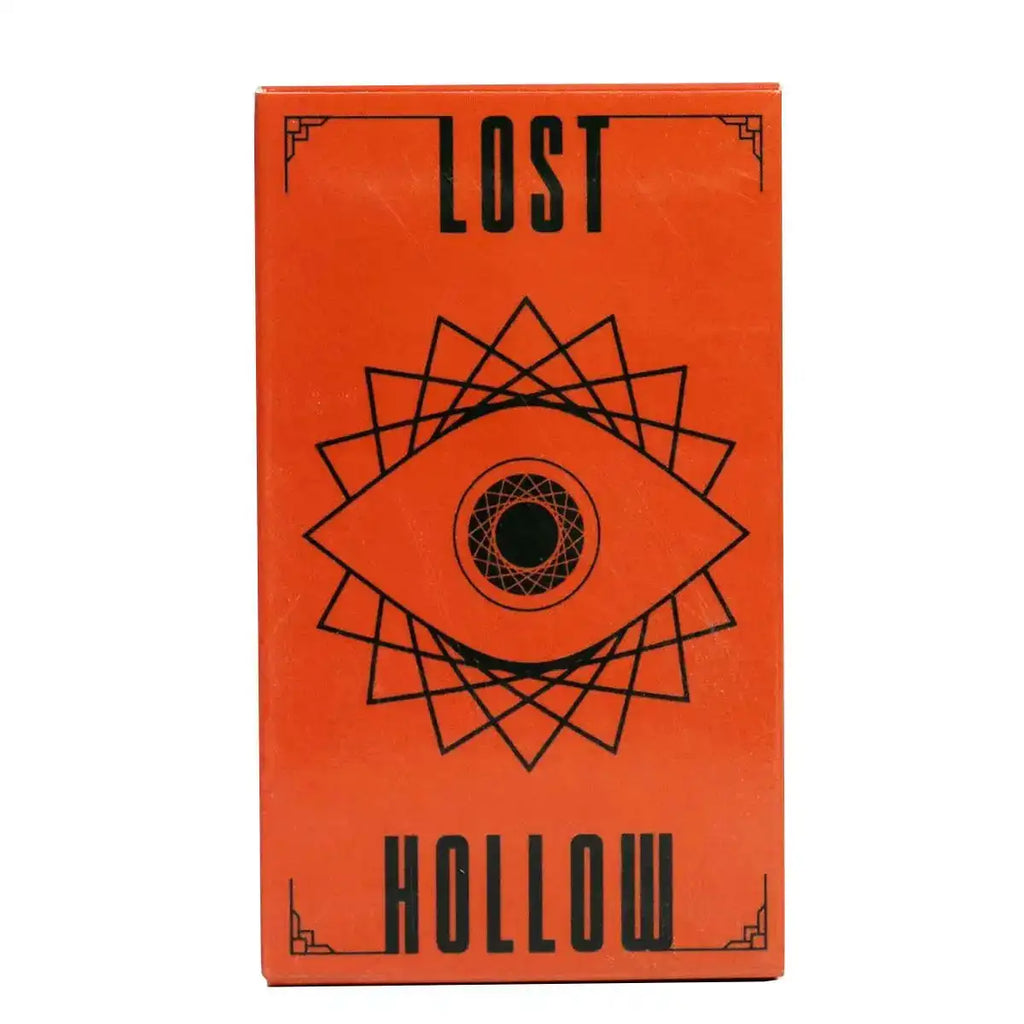 Lost Hollow Tarot Deck 10.3 x 6 cm – Beginner-Friendly with Guidebook & Red Gilded Edges