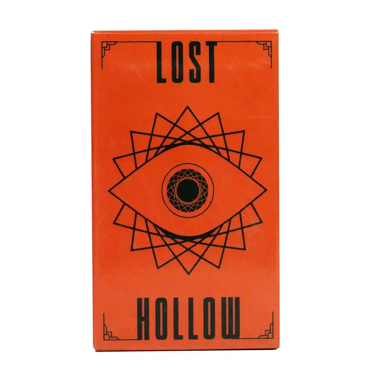 Lost Hollow Tarot Deck – 78 Pcs + 2 Extras | Compact 10.3 x 6 cm | Red Gilded Edges | Beginner-Friendly Guidebook Included