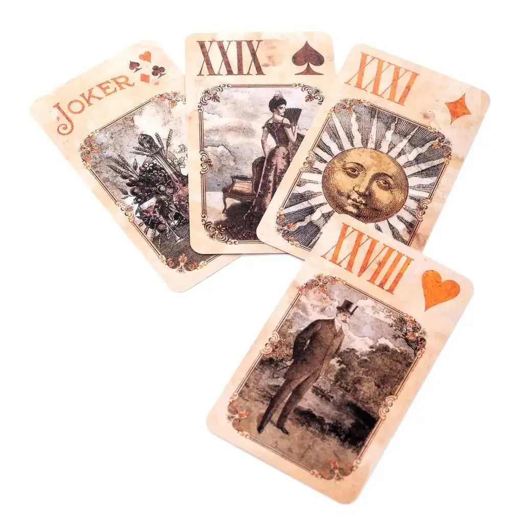 Lothrop Lenormand Oracle Cards – 36 Cards | Leisure Party Table Game | Fortune-telling & Prophecy Deck
