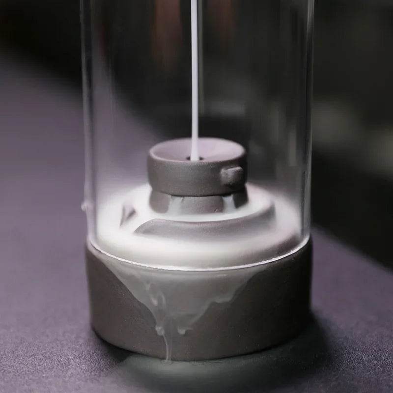 Zen Aromatherapy Incense Burner - Elegant Glass Design for a Serene Thai Experience