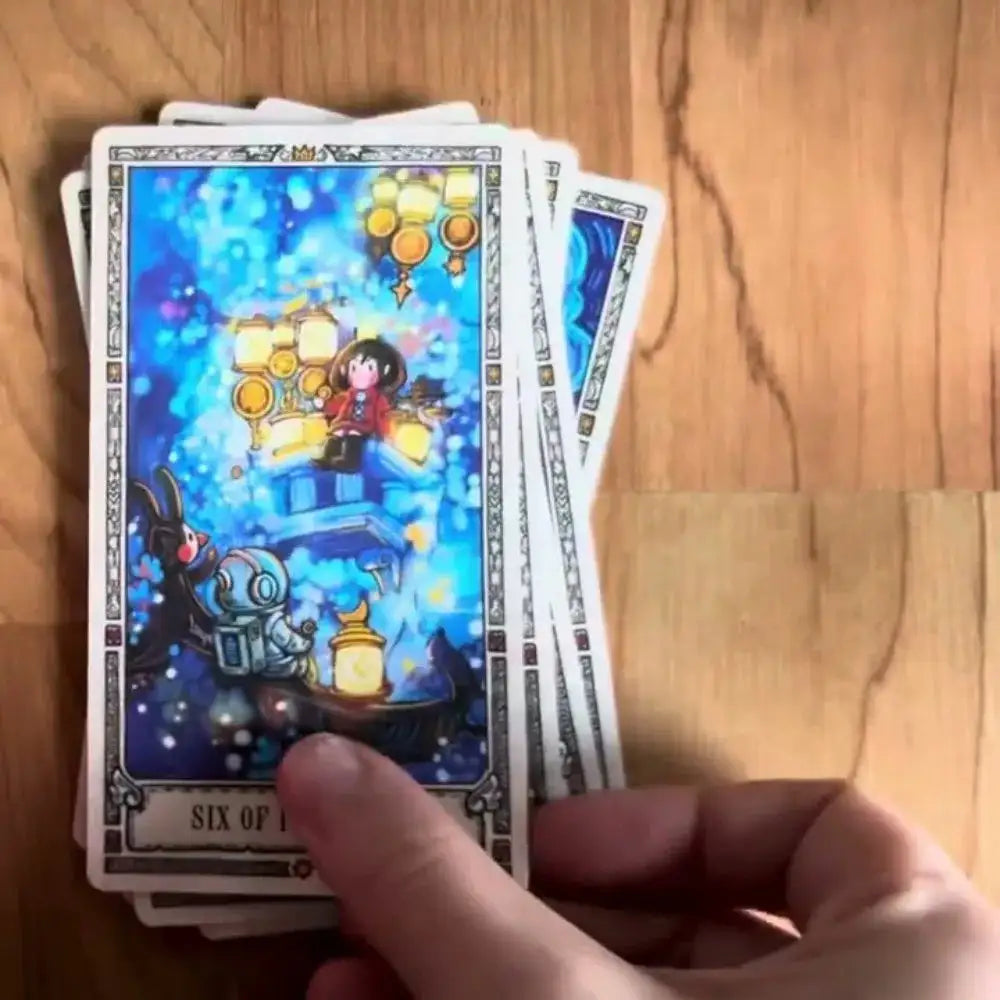 Love and Courage Tarot Cards – 78 Pcs Mini Waterproof Deck | 4.4 x 8 cm | Portable PVC Tarot Set for Divination and Self-Discovery