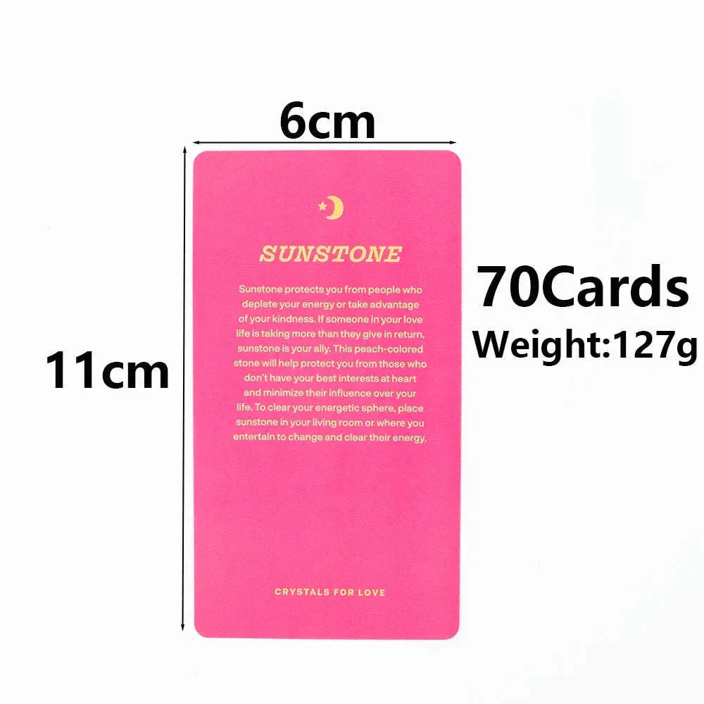 Love Deck Tarot Cards – 70-Piece English Tarot Deck for Divination and Party Fun