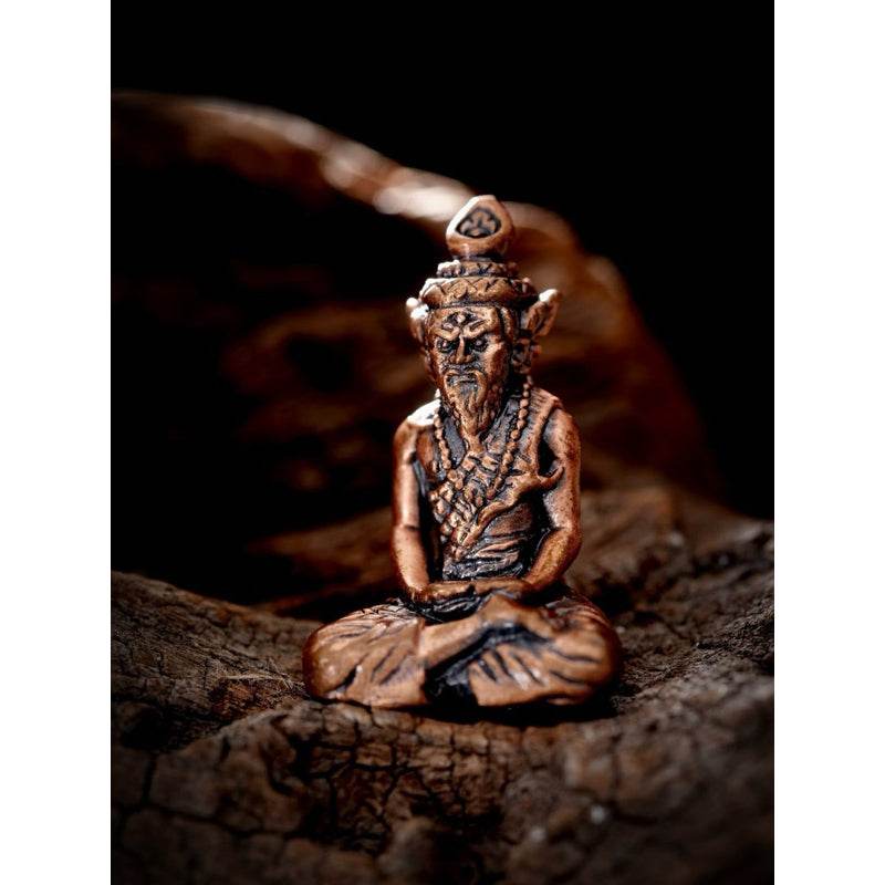 Luang Ta Ruam wat khok samran amulet crafted in intricate detail, symbolizing protection and blessings