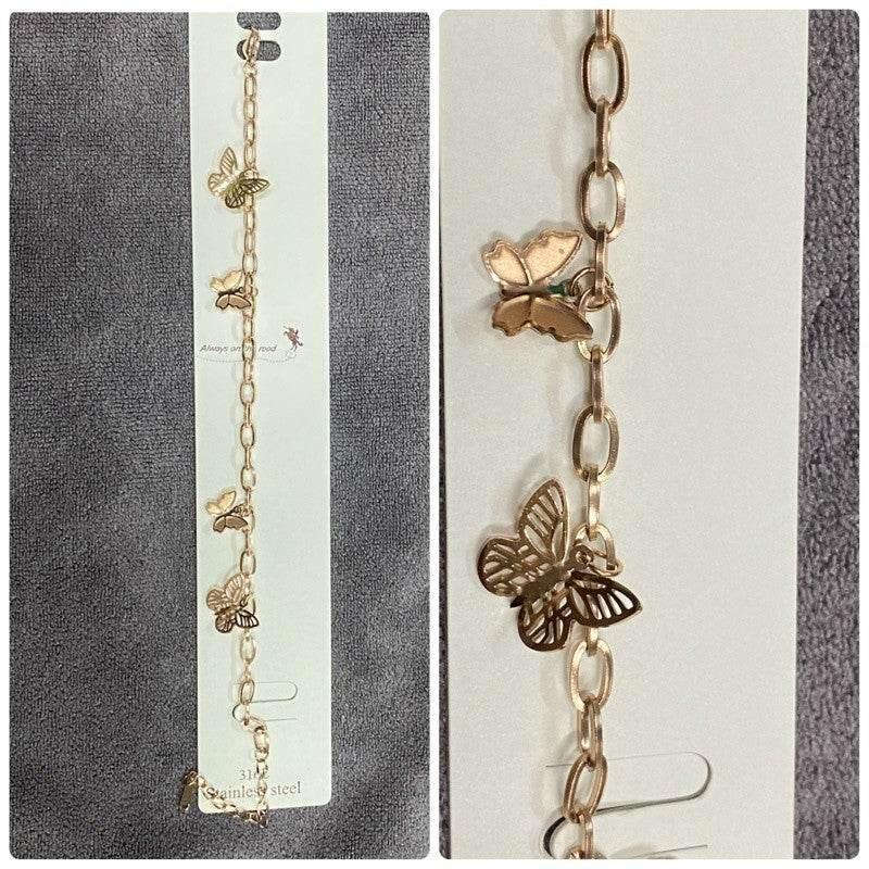 Lucky Fish Amulet Bracelet by LP Maen – Prosperity Charm for Wealth and Business Success Butterfly necklace