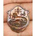 Sao Non Gin Wealth Coin 2566 - Prosperity and Fortune Tiger Resting Coin by Phra Ajarn Prasut Default Title