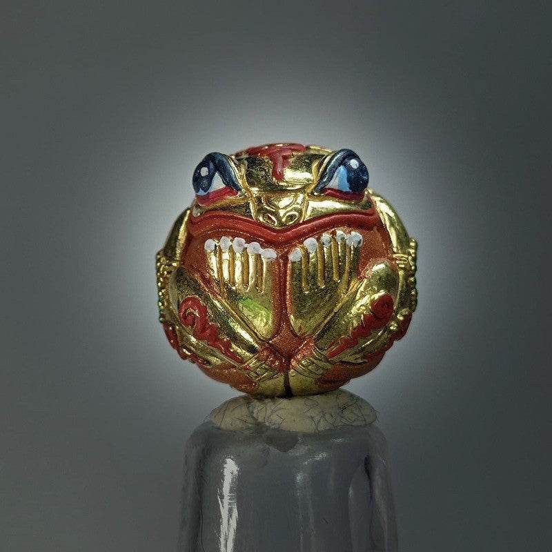 Decorative Lucky Royal Frog amulet in vibrant colors, symbolizing good fortune and prosperity.
