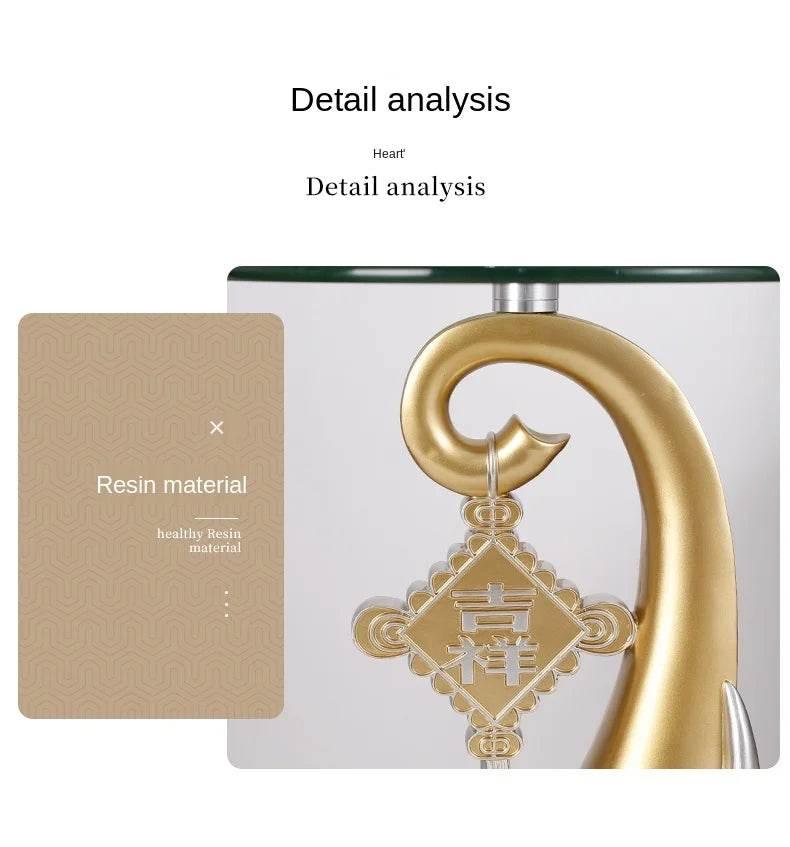 Gold Elephant Tray for Keys and Jewelry - Decorative Home Accent Statue