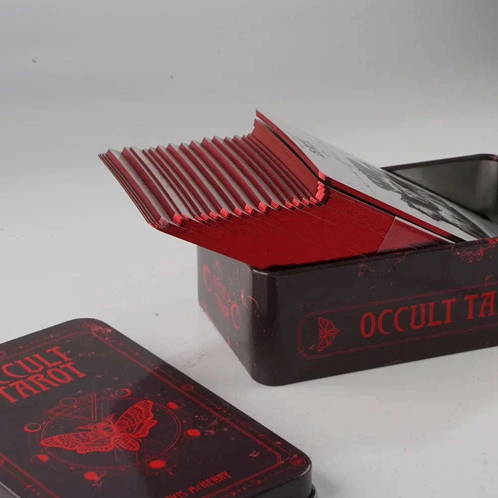 🌙 Luna Lapin Lucid Dreams Tarot – Beginner-Friendly 78-Card Deck with Gilded Edges, Sturdy Tin Box, and Comprehensive Guidebook