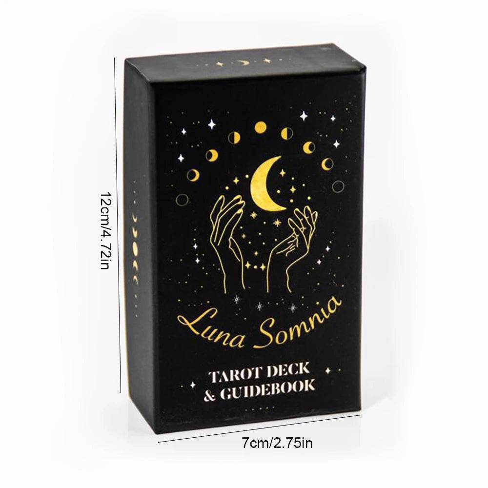 Luna Somnia Tarot Deck – Shores of Moon 78 Cards for Starry Dreams & Celestial Divination