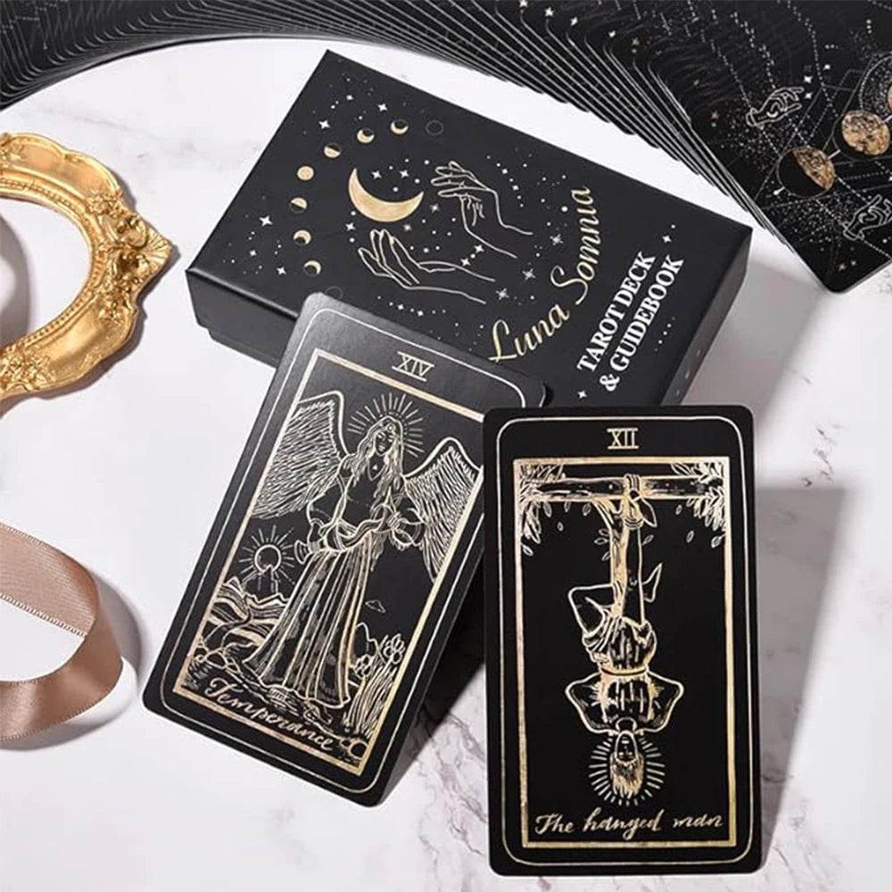 Luna Somnia Tarot Deck – Shores of Moon 78 Cards for Starry Dreams & Celestial Divination