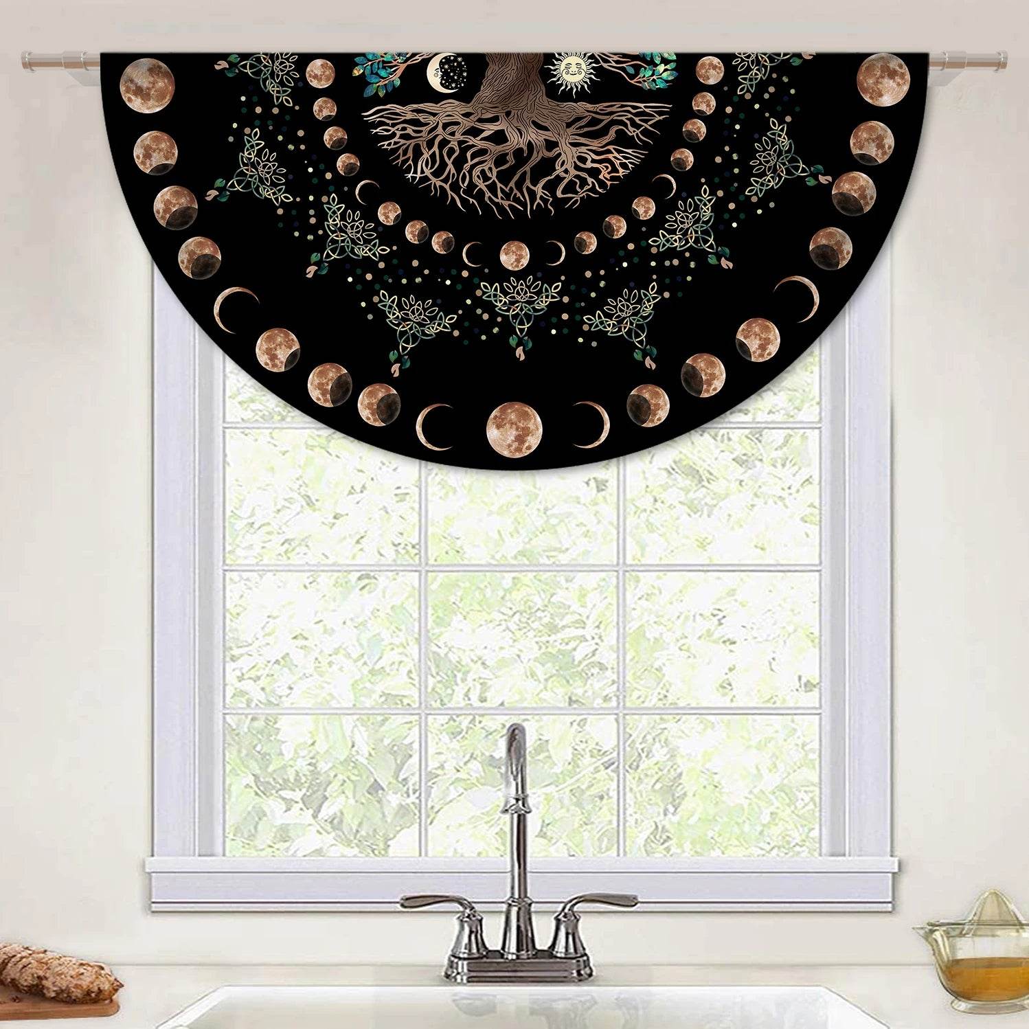 Waterproof Sun and Moon Tapestry Tablecloth for Stylish Home Decor